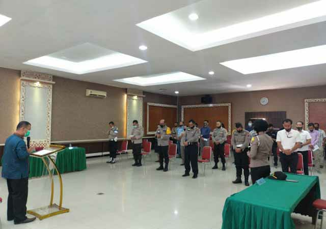 Tingkatkan Keimanan Bagi Personil, Polres Tapsel Gelar Pembinaan Rohani Dan Mental Keimanan