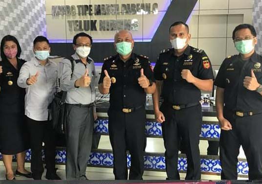 Kepala Kantor Bea Cukai Teluk Nibung I Wayan Sapta Dharma Sambut Kunjungan PT. Sintong Abadi Bea cukai