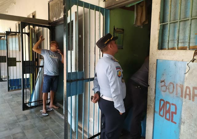 Antisipasi Gangguan Kamtib, Kepala Kesatuan Pengamanan Rutan Kelas II B Sipirok Cek Dan Kontrol Branggang Serta Blok Hunian WBP Kamtib