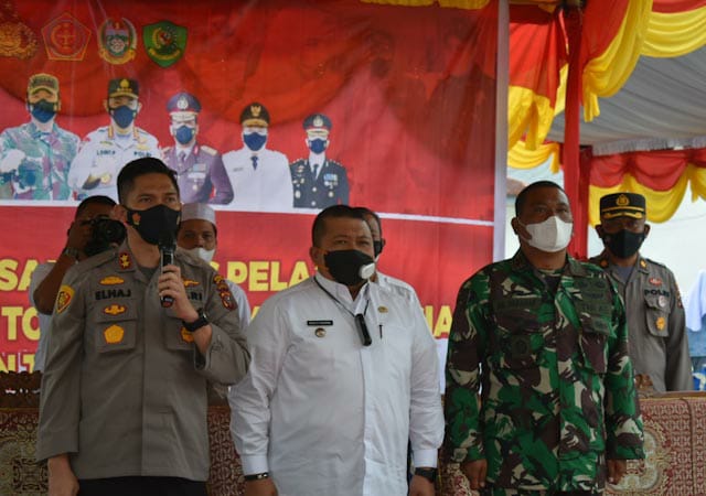 Kapolres AKBP Roman Berikan Jawaban Yang Jelas, Panglima TNI Dan Kapolri Apresiasi Polres Dan Pemkab Tapsel Serta Janjikan Penambahan Vaksin. Kapolres