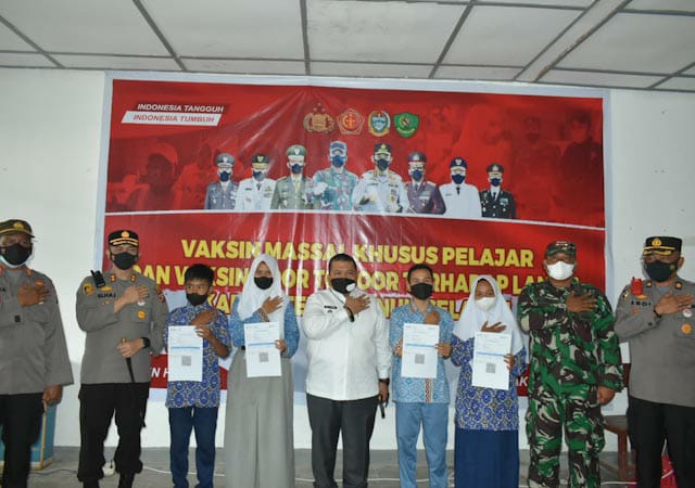 Kapolres AKBP Roman Berikan Jawaban Yang Jelas, Panglima TNI Dan Kapolri Apresiasi Polres Dan Pemkab Tapsel Serta Janjikan Penambahan Vaksin Kapolres