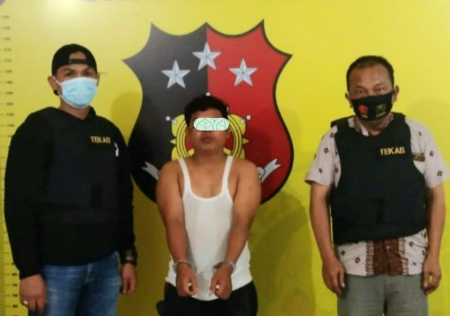 Unit Reskrim Polsek Kualuh Hulu Berhasil Meringkus Pelaku Tindak Perjudian Tebak Angka Togel Unit