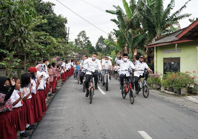 Syukuran Pembangunan Jalan, Bupati-Wakil Bupati Sergai Ajak Warga Rawat dan Jaga Fasilitas Publik Pembangunana