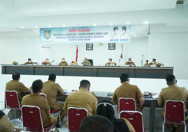 Pemkab Asahan Sosialisasi Perda Nomor 3 Tahun 2021 Tentang RPJMD 2021-2026 Pemkab Asahan