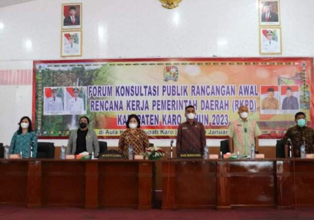 Bupati Karo Cory Sebayang Buka Forum Konsultasi Publik RKPD Tahun 2023 Bupati karo