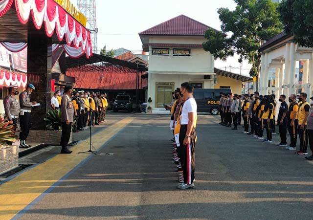 Ini Pesan Kabag Ops Pada Apel Pagi Kepada Personil Polres Tapsel Pesan