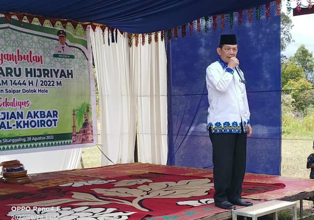 Kapolsek SDH Hadiri Pengajian Wirid Akbar Al Khoirod Dan Peringati Tahun Baru Hijriah Kapolsek