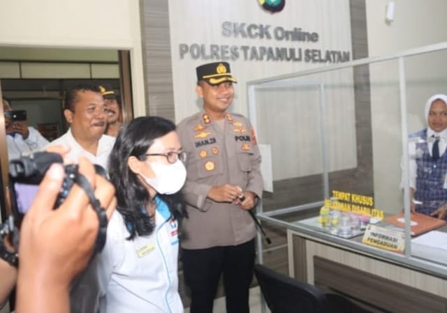 Kapolres Tapsel Dampingi Ombudsman RI Berikan Pembekalan Sekaligus Penilaian di bidang Pelayanan Tapsel