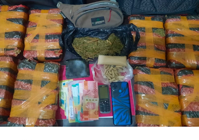 7.5 Kg Ganja Kering Siap Edar Diamankan Bersama Pemiliknya BH 7