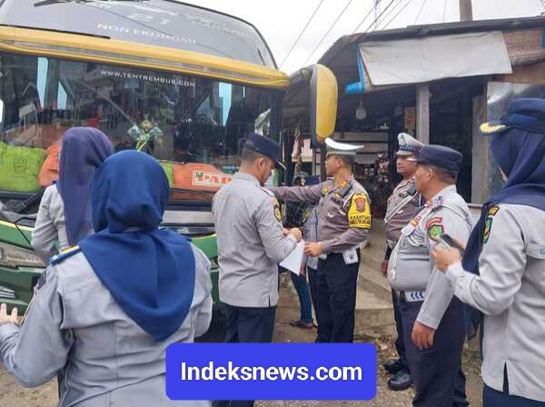Persiapan Jelang Ops Lilin, Polres Tapsel Bersama Instansi Terkait Gelar Ramp Check dan Rikkes Pengemudi Angkutan Umum Polres