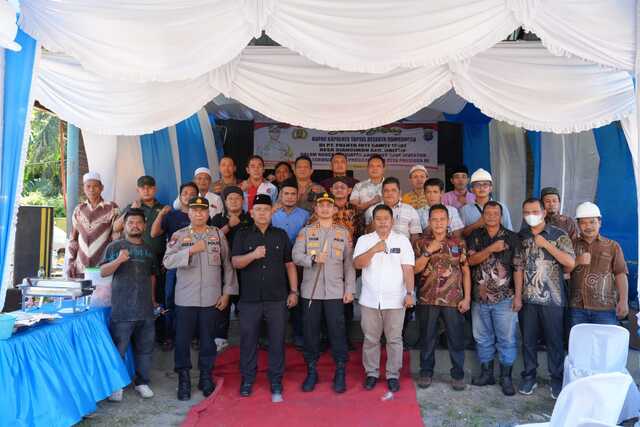 Dukung Asta Cita Presiden RI, Kapolres Tapsel Lakukan Save Investasi di PT PIS Paluta Kapolres