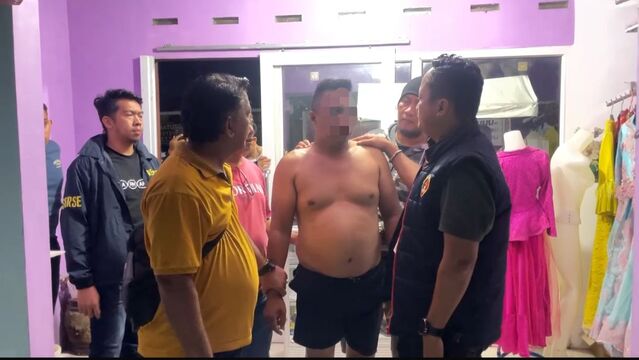 Salah satu pelaku yang berhasil ditangkap di Medan.