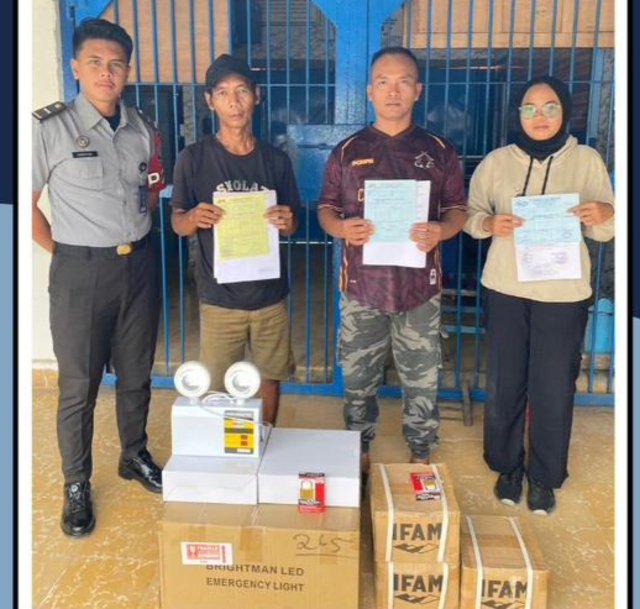 Pimpin Apel Pagi, Karutan Kelas IIB Sipirok Tekankan Disiplin dan Jaga Bantuan Yang diberikan Dirjen PAS Karutan